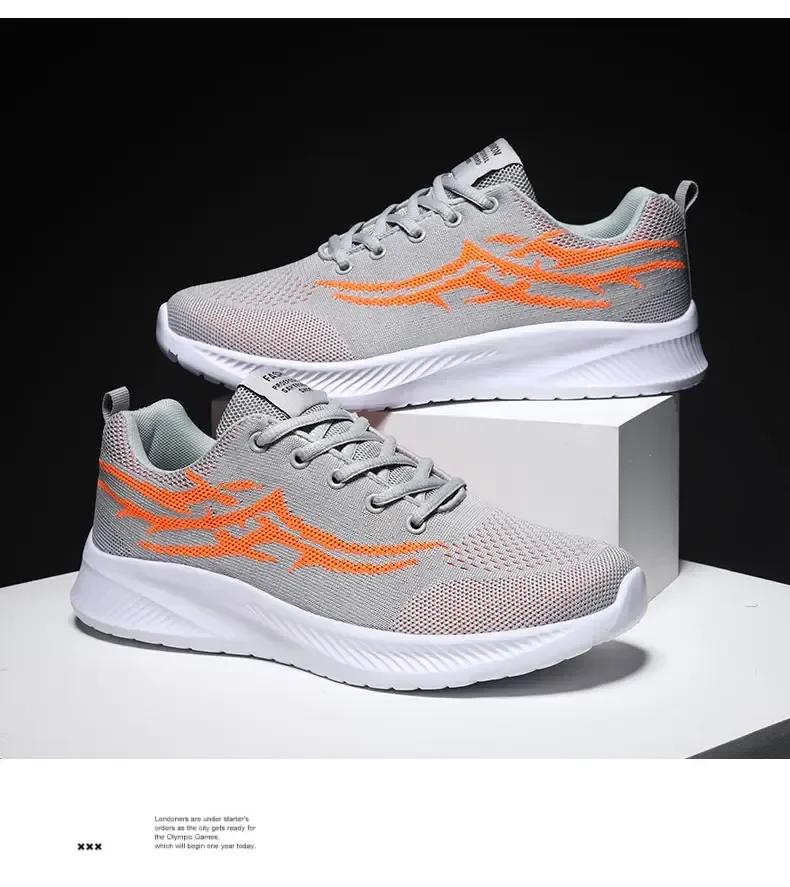 Buty Męskie Lekkie Siateczkowe Turystyczne Modne Codzienne Płaskie Outdoorowe Sportowe Biegowe Oddychające Do Chodzenia Gimnastyczne Damskie