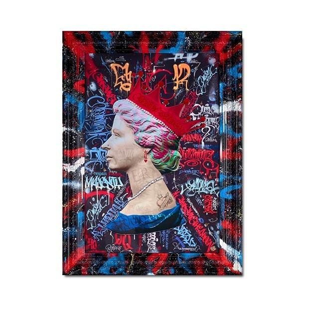 Impression Pop Art De La Reine Elizabeth, Affiche Vintage De La Reine D'Angleterre, Décoration De La Famille Royale Britannique, Style Andy Warhol - France