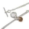 HERMES   Necklace K18 Pink Gold/Silver925 Women