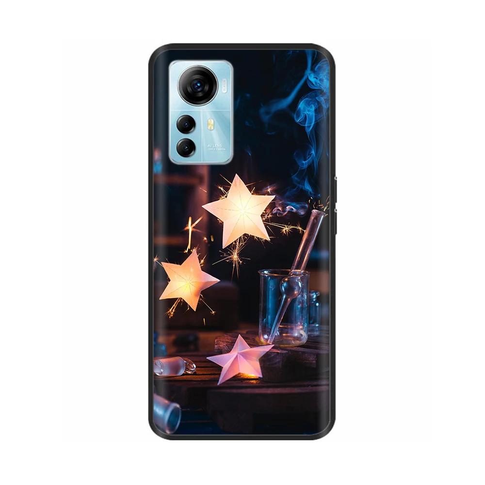Cute Phone Case For Blade A72s 4G Case Flower Cartoon Painted Soft Silicone Fundas for ZTE Optus X Max A 72s Cover Protective