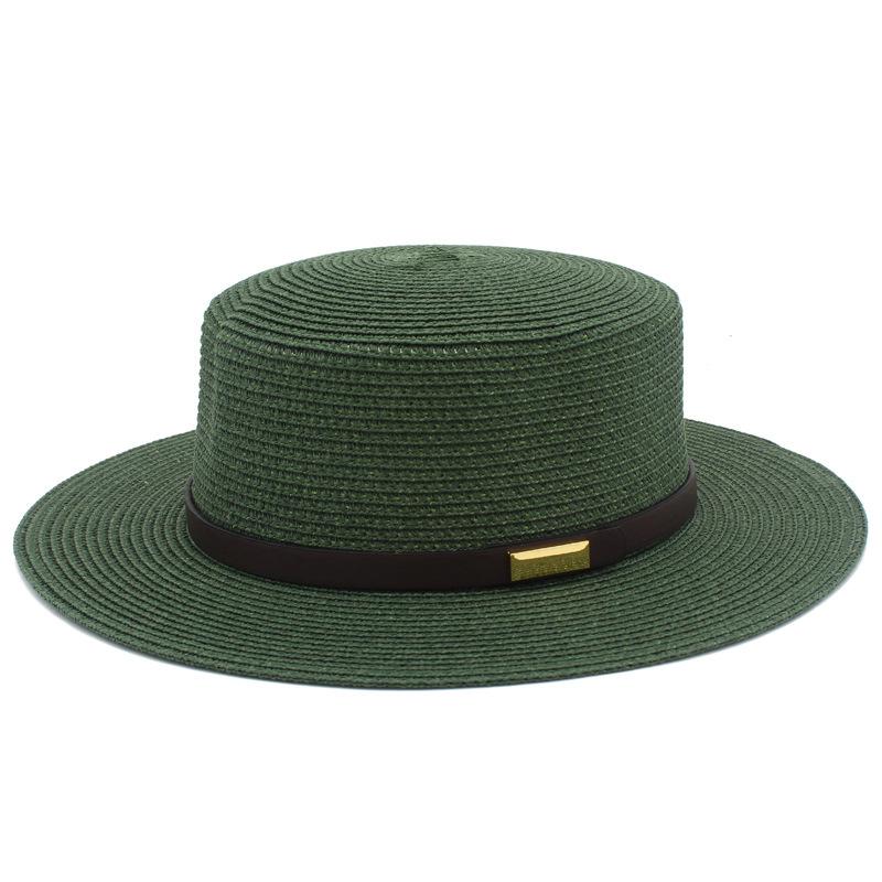 Hot-selling Women's Dome Fashion Top Hat Simple Vacation Beach Sun Protection Hat Versatile Sun Hat Straw Hat