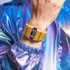 In-Stock Black Tech Y2K Alien Armor Retro Watch with Luminous High-End Finish