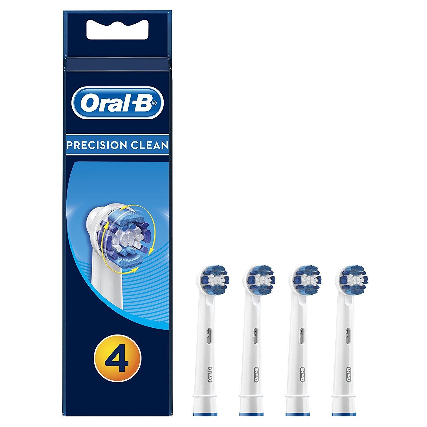 

Braun Oral B Replacement Brush CLEAN 4 pieces Basic/PRECISION EB20-4EL [item] білий