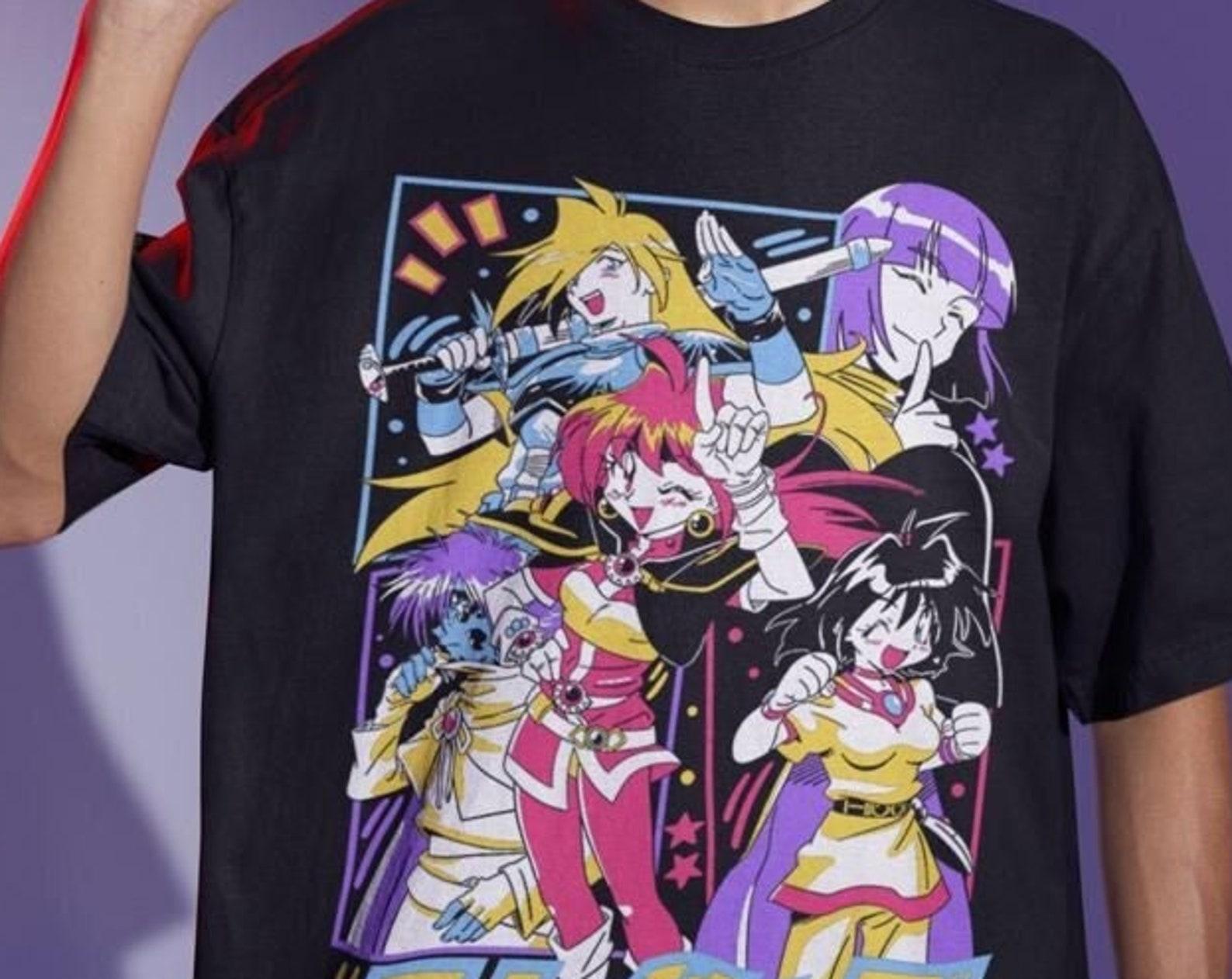 Unisex The Slayers Naga the Serpent Retro Anime T shirt, Lina Inverse Manga Waifu Shirt M