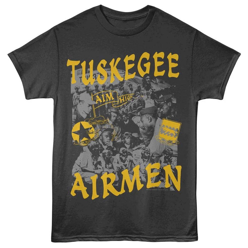 

Tuskegee Airmen World War 2 Icons Aim High Collage Men s T shirt M