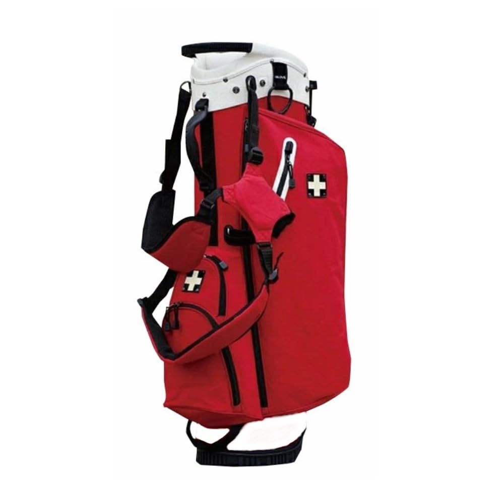 

Kinosho TRANSIT Canvas Stand Cart Caddy Bag 2023 Model KHG-STG01W 38 Red