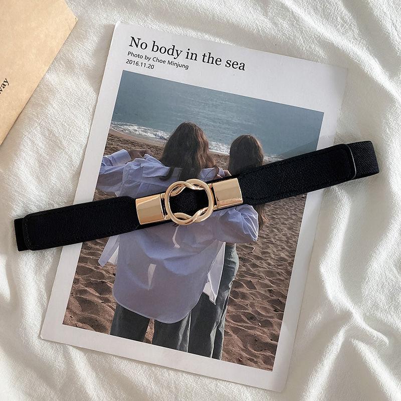 

Versatile Waist Womens Belt In Black And White Effortless Style For Sweaters And Retro Fashion чорний