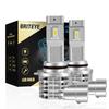 Briteye HB4 LED Headlights, Vehicle Inspection Compliant, 6500K 9006 LED Bulbs for Cars, Integrated 6500K White, CREE Chip, Fanless (Pack of 2)