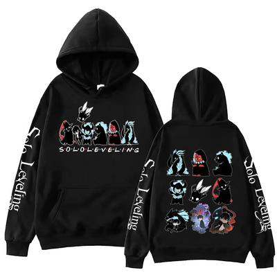 Anime Geschenk Solo-Leveling Hoodie Harajuku Hip Hop Pullover Tops Sweatshirt Lässig und Modisch Geeignet für Herbst und Winter