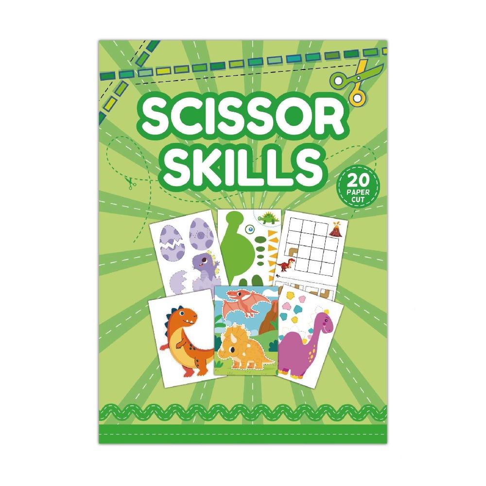 3D Animal Pattern Kids Paper-cutting Book Toys Montessori Children Handmade Paper Toy  Kindergarten