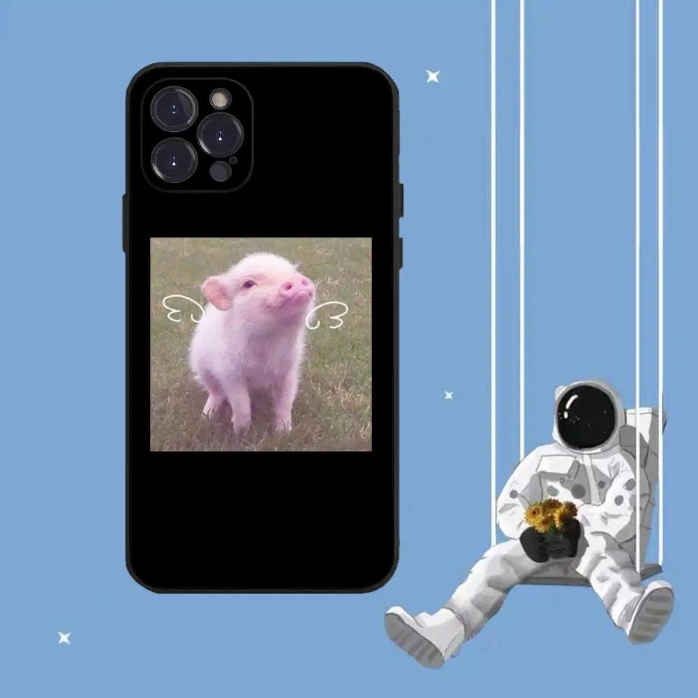 Husă Telefon Mobil Iphone15, Husă Telefon Mobil Drăguță cu Purceluș, Pictată Anti-Cădere Pentru Husă Telefon Mobil Anti-Cădere.