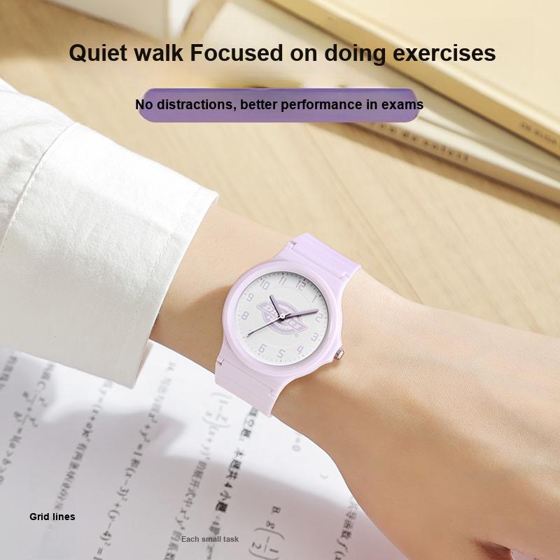 Dickies New Style Academy Series Quartz Movement White Dial Silent Exam Watch Unisex Watches CL-538D