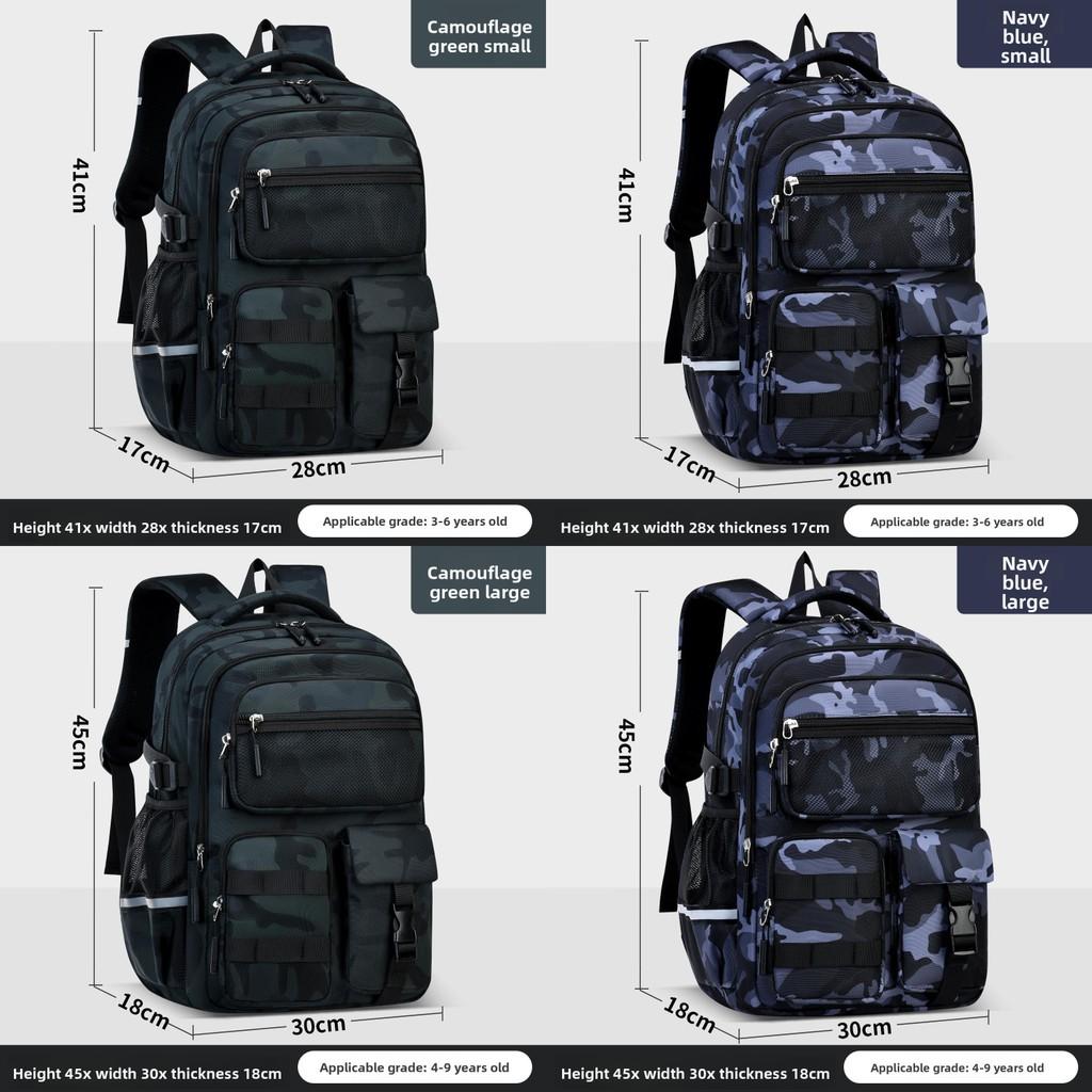 Sesame Baby Camouflage Backpack With Large Capacity For School Use