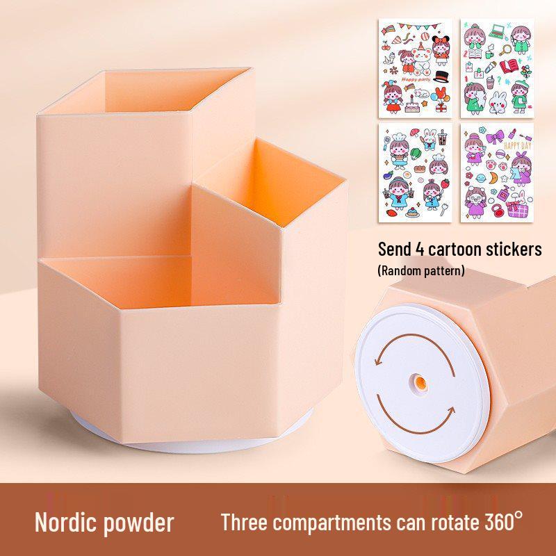 

360° Rotating Multifunctional Pen Holder for Students and Office Desks
