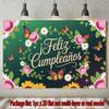 Party Backdrop Floral Butterfly Flat Motif Events Wedding Coming Ceremony Four Photo Booth Background Front Door Decor