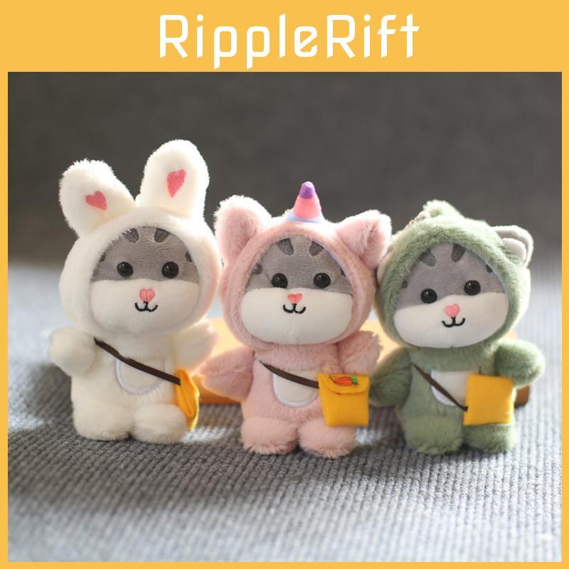 Cute Cat Plush Keychain Charming And Soft Pp Cotton Stuffed Toy For Bags And Keys In Various Colors