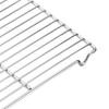 CAMPINGMOON BBQ Grill, Food-Grade 304 Stainless Steel BBQ Rack, Single-Line BBQ Grill Plate, Meat Grilling Rack, BBQ Grill Net