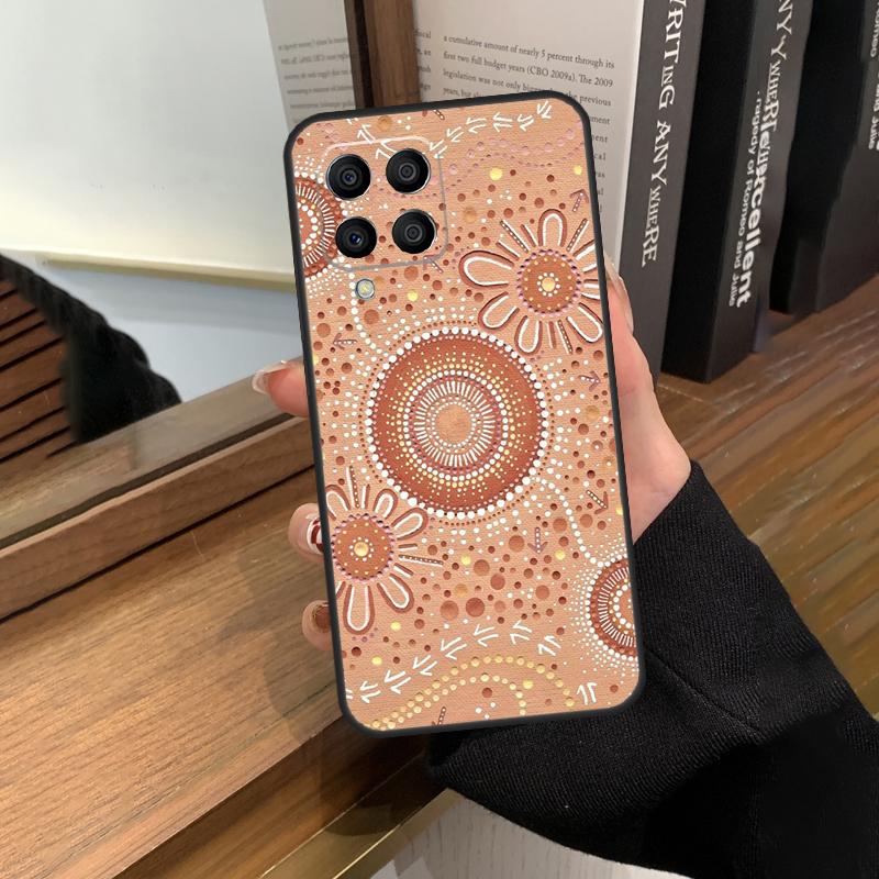 Aboriginal Art Print Case For Samsung Galaxy M31 M21 M11 M20 M23 M54 M14 M34 M13 M52 M32 M12 M16 M36 M56 M15 M55