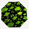 1PC clover leaves Automatic Open/Close Umbrella with Windproof, 8-Rib Sturdy Canopy, Durable Ribs, Fashionable Design, Outdoor Accessory, Fun Prin, Ho