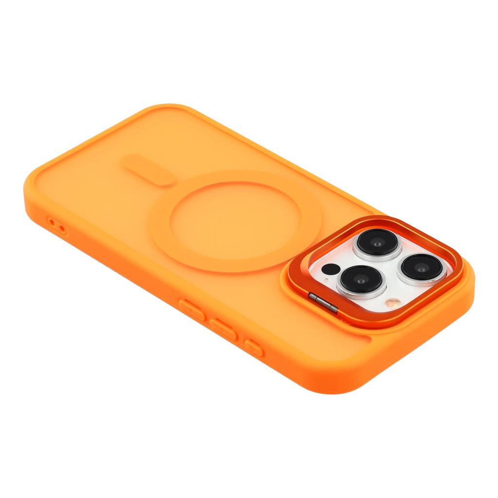 For iPhone 13 Pro Case Compatible with MagSafe Lens Kickstand TPU + PC Matte Phone Cover