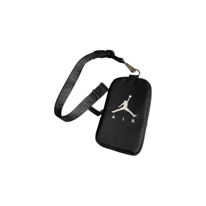 Jordan Polyester Crossbody Bag, Cell Phone Pouch, Card Holder Mini Unisex Black Jordan DA5068-010