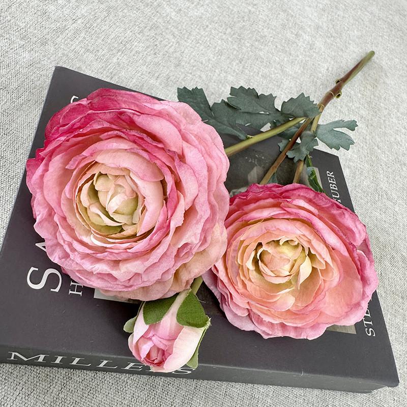 Fake Flower Garland With Silk Fabric For Wedding Decor And Photography Props