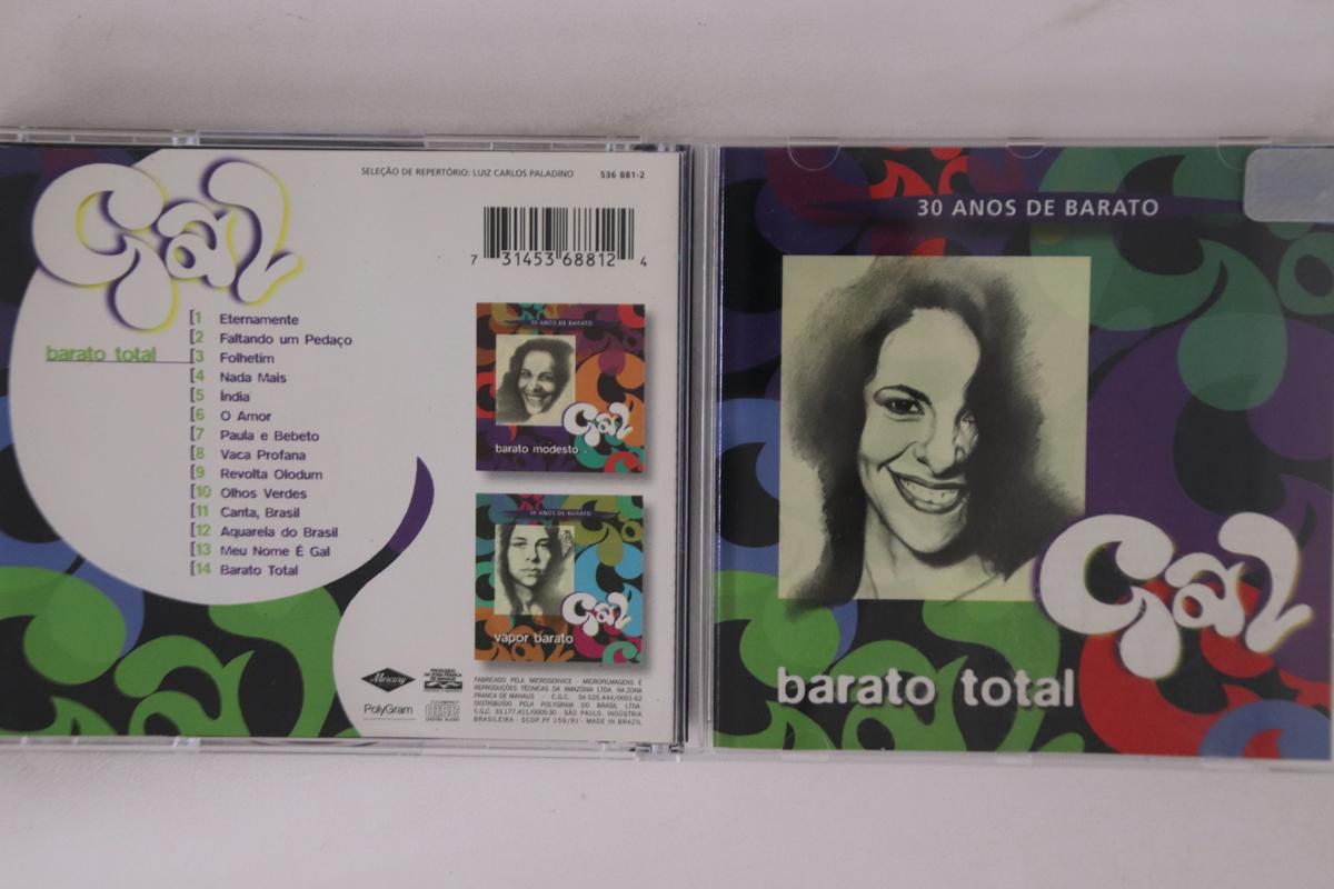 

CD GAL COSTA - 30 Anos De Barato - Barato Total 5368812 POLYGRAM Brazil Latin Used
