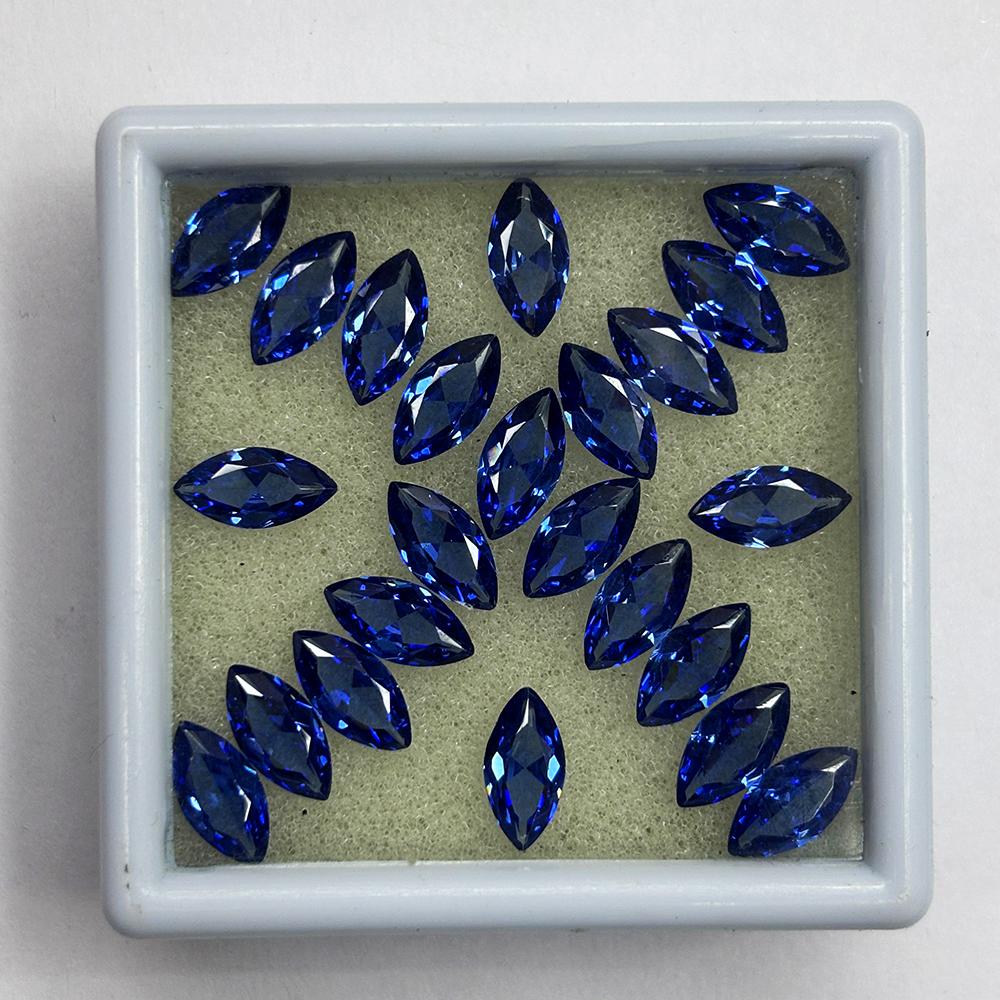 Natural Blue Sapphire Loose Gemstone 9.00 ct Marquise Cut 10×5 mm Lot September Birthday Birthstone