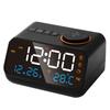 Alarm Clock Radio Multifunctional LED Music Timing Rechargeable FM Radio Alarm Clock for Home