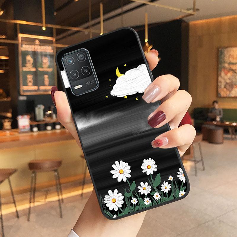 Painted Flower Phone Case for OPPO Realme GT 2 Pro X2 Pro XT C25S 8 7 6 Pro 6i Realme GT Master C3 C21 C21Y C11 X3 SuperZoom