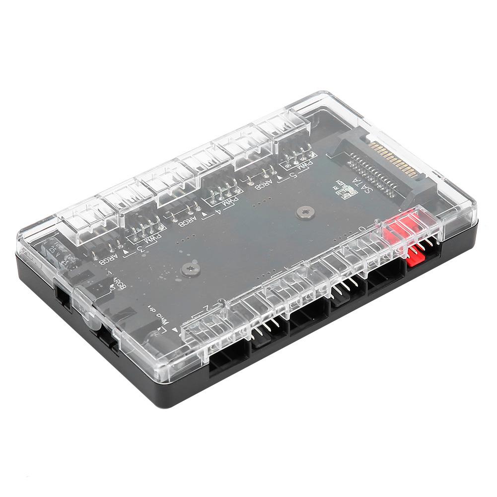 

Вентиляторный концентратор ARGB PWM Встроенный магнитный интерфейс SATA Магнитные портативные настольные компьютерные аксессуары(ARGb