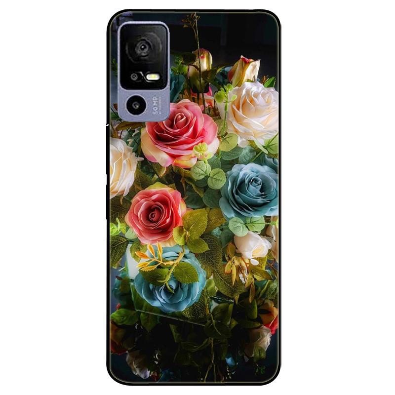 For TCL 40R 5G Case 6.6'' Silicone Soft Fashion TPU Phone Cover for TCL 40 R 5G Cases T771K T771A T771H Bumper Funda For TCL 40R