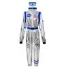 Halloween adult space costume silver spacesuit pilot stray earth party play jumpsuit