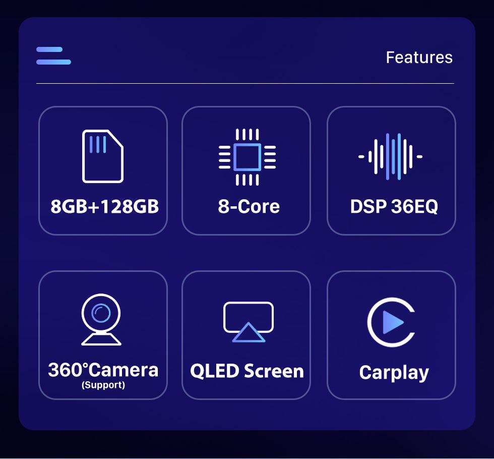 2013-2018 Dodge Ram Android GPS Navigation with WIFI & Wireless Carplay Integration