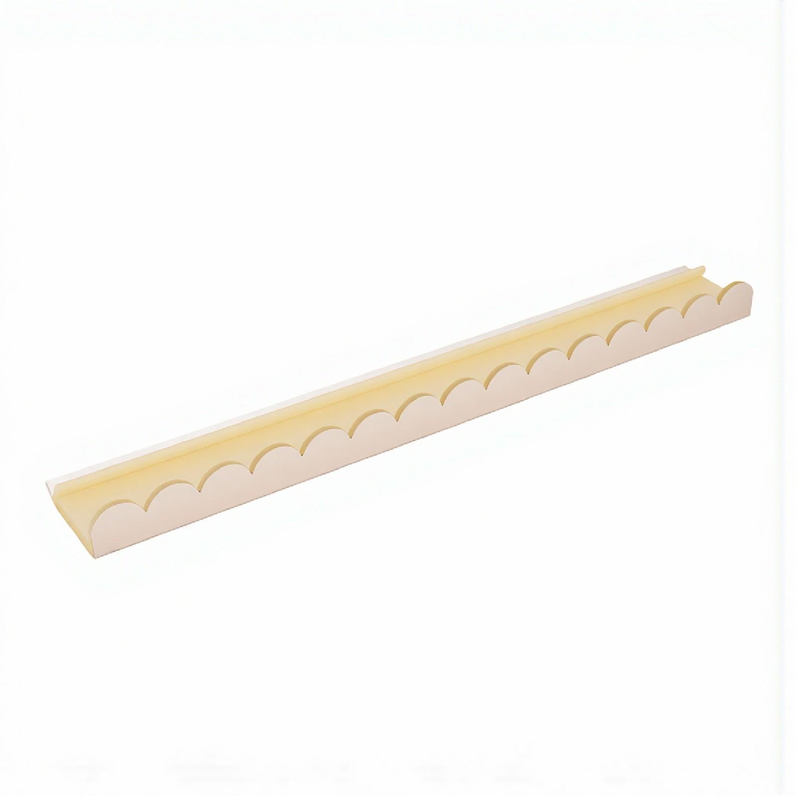 Mahjong Rack with Magnetic Wave Shape Pusher 20inch Shell Colored Acrylic Mahjong Tile Holder for Gaming