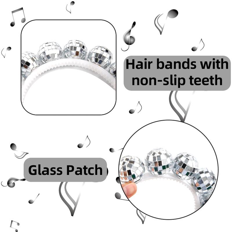 

Европейский диско-шар повязка на голову украшение для вечеринки диско-шар зеркальный ободок повязка на голову аксессуары для волос