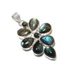 Natural Labradorite Gemstone Pendant In 925 Sterling Silver - Handmade Flower Design, Perfect for Gifts, and Everyday Wear Jewelry Gifts