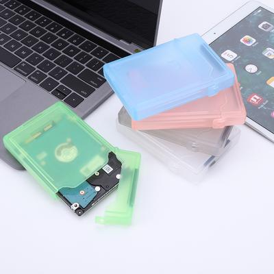2,5 Zoll Staubdichte Kunststoff IDE SATA HDD Festplatten-Speicherbox Schutzabdeckung Feuchtigkeitsgeschützt 2,5 Zoll Festplatten-Speicher