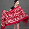 New Winter Shawl Embroider Tassel Women Shawl Thick Warm Cashmere Pashmina Scarves Lady Soft Wrap Bufanda Travel All-Match Scarf