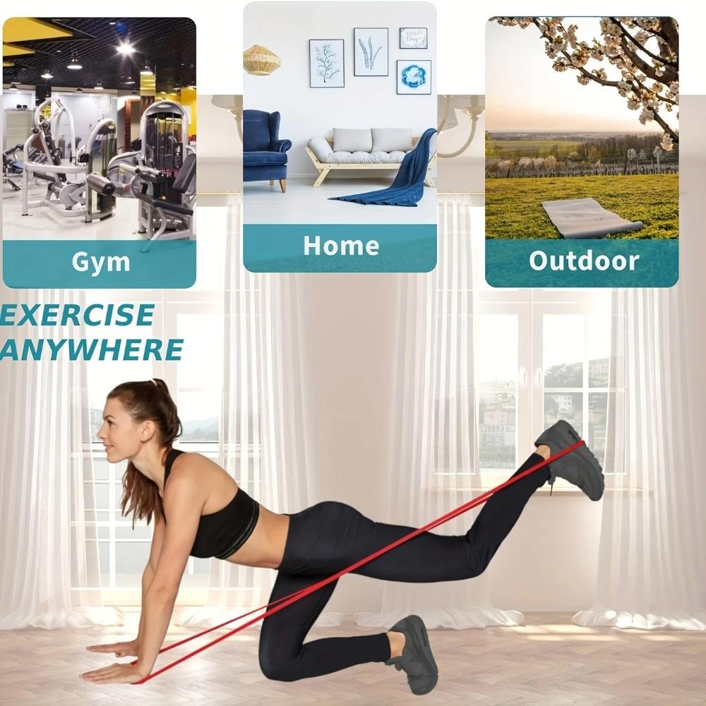 1pc Sports Yoga Resistance Bands, Fitness Pull Belt, Suitable for Yoga, Strength Training, Body Stretching Yoga Exercise Bands