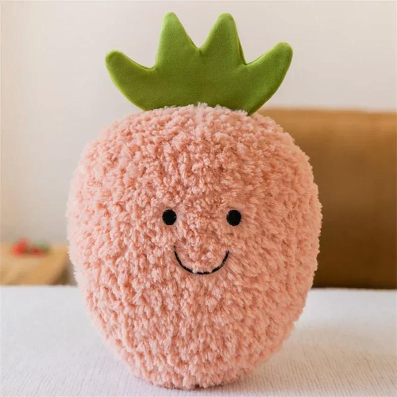 Fruit Plush Toys Vivid Cute Stuffed Fruit Plaything Mango Watermelon Avocado Strawberry Tactile Gifts For Birthday Party Decors