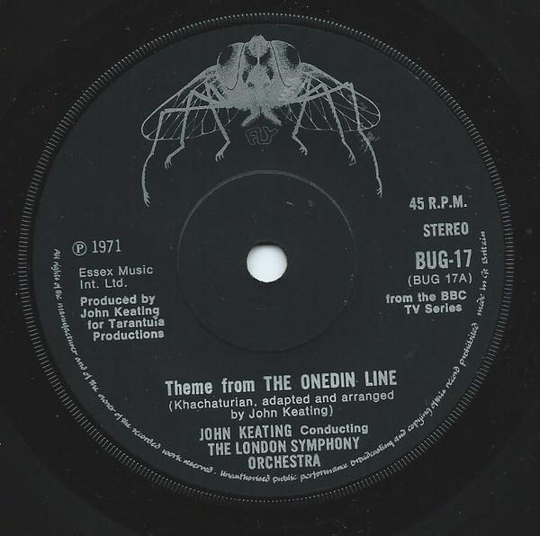 7inch Record JOHN KEATING CONDUCTING LONDON SYMP - Theme From The Onedin Line BUG17 Fly Records 1971 UK Jazz Used