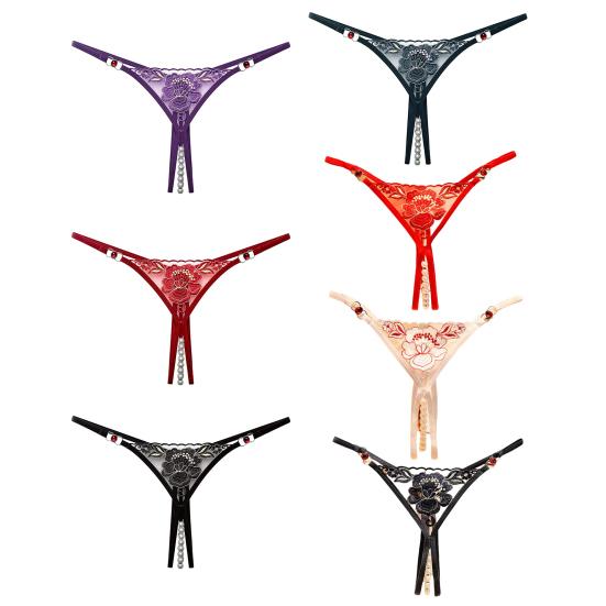 Chic Women G-string See-through Low Waist Lady Underpants