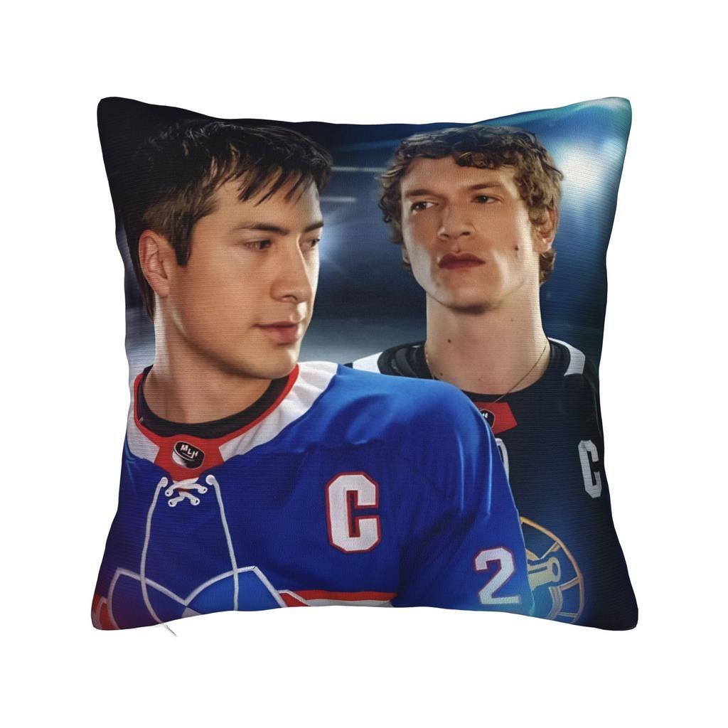 Heated Rivalry Shane Hollander Ilya Rozanov Printed Pillowcase Cushion Cover Hudson Williams Connor Storrie Throw Pillow Cover
