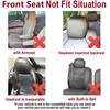 Cars Seat Covers Set Universal with Tire Track Detail Styling Car Seats Protector Universal Fit Most Auto Interior Decoration Accessories