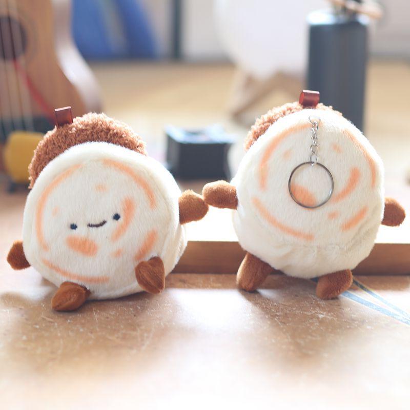 Cute Cute Xi'an Roujiamo Small Pendant Plush Toys Doll Bag Hanging Decoration Keychain Doll Doll Doll