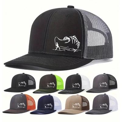 New Fashion Richardson 112 Micro Curved Trucker Cap Fishing PrintedSummer Mesh Breathable Baseball Caps Outdoor Gorras Hombre