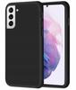 Case for SAMSUNG GALAXY S21 BACK BLACK MATT SILICONE + GLASS