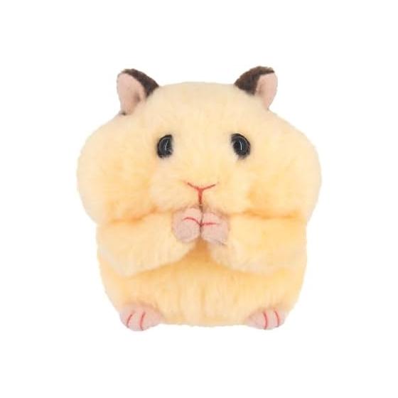 Sanei Boeki Mogomogo Hamusuta ~ King Bear W6 x D7 x H7.5cm Stuffed Toy MGH04