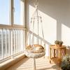 Bohemian Woven Cat Hammock Bed | Hanging Basket Swing for Pets